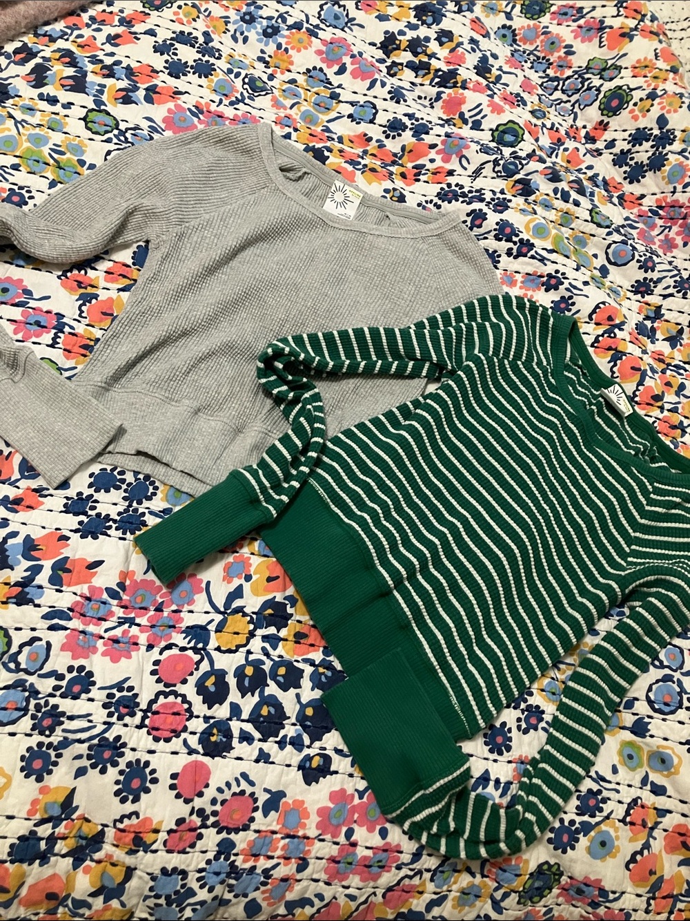 aerie cropped waffle tops